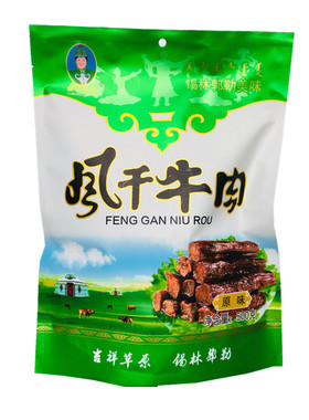 锡林郭勒风干牛肉干软湿西蒙晓樊