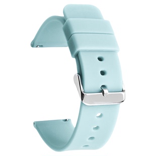 沐时通用橡胶运动防水智能硅胶表带181920212224mm手表带男款女款