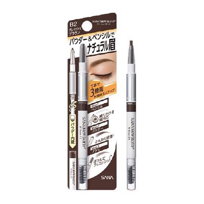 莎娜三合一防水防汗持久眉笔