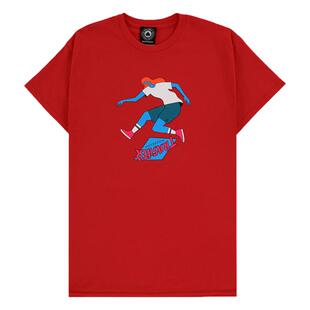 Thrasher x Parra Tee 火焰联名艺术家滑板印花运动短袖T恤潮