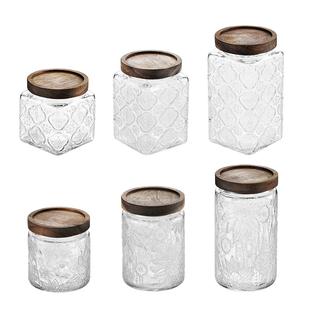 玻璃密封罐食品级零食干果储物罐子白糖五谷杂粮储存罐茶叶收纳罐