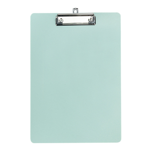 晨光a4板夹文件夹夹板马卡龙文具学生写字书写硬板试卷夹子竖版记录会议垫板夹简约办公用品便携塑料资料夹