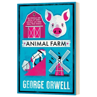 华研原版 动物农场庄园 英文原版小说 Animal Farm George Orwell 乔治奥威尔 1984作者 英文版进口英语书籍
