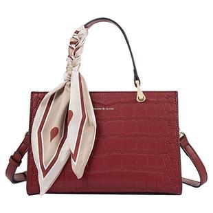 啄木鸟真皮包包女2025新款高级感婚包女新娘送妈妈大气斜挎手提包