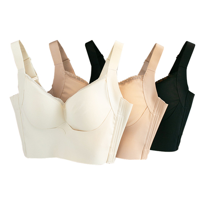 大胸光面调整塑收副乳上托内衣