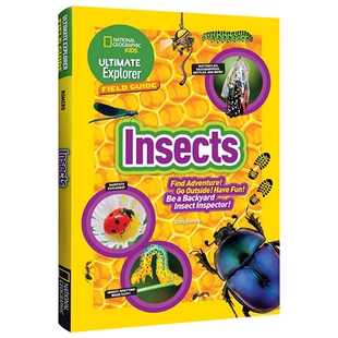 英文原版 Ultimate Explorer Field Guide Insects 美国国家地理 终极探险家野外指南 昆虫 英文版