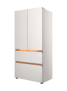 东芝600升嵌入式多门冰箱一级能效 GR-RF630WI-PG1 玉芷纱