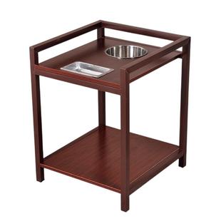 麻将机茶几茶水架棋牌室茶楼专用茶几麻将桌边放茶杯的架子免安装