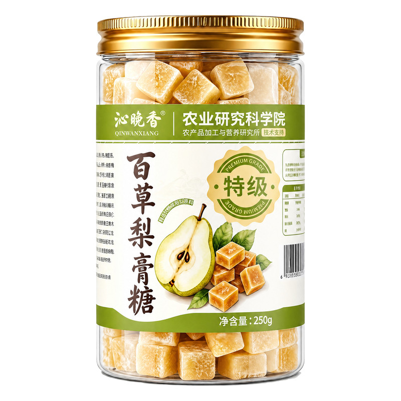 梨膏糖化咳痰止肺润官方旗舰店正品送老师宗百草手工薄荷送男朋友
