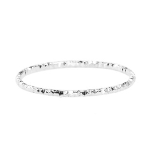 925纯银闪亮超细小指尾戒 女闺蜜姐妹关节戒指单身 简约欧美原创