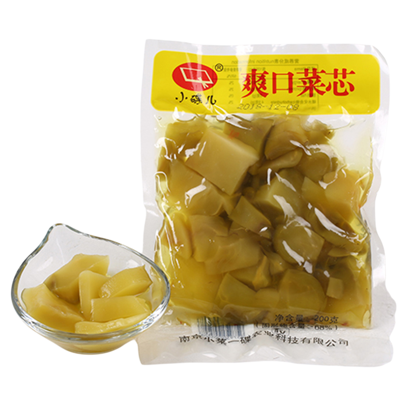 清甜脆嫩鲜去皮榨菜芯块即食汤清