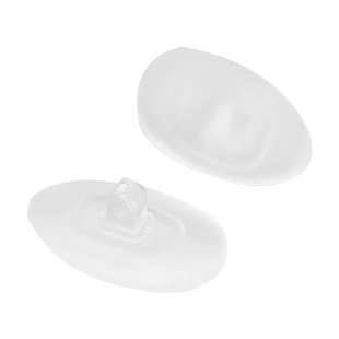 晰雅果冻眼镜鼻托硅胶防压痕气囊防滑鼻垫空气软眼睛配件鼻梁神器