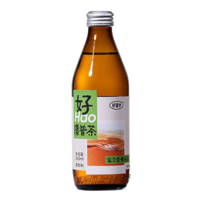【新品上市】好望水康普茶蜜兰香单丛乌龙茶饮料气泡饮发酵玻璃瓶