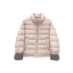 特大码女装胖mm学院风加厚保暖粉色外套女气质高级感洋气排骨棉服