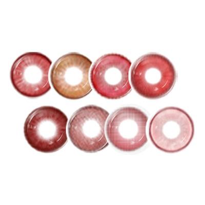 DOYA美瞳红色日抛合集漫画眼COS漫展两片装显色艾伦月山习夏娜