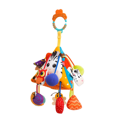 jollybaby拉绳摇铃玩具抽抽乐