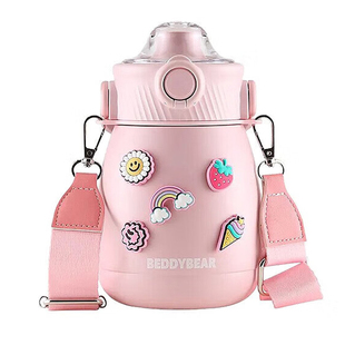 杯具熊保温杯嘟嘟杯大容量大肚杯带吸管直饮两用吨吨桶学生健身房