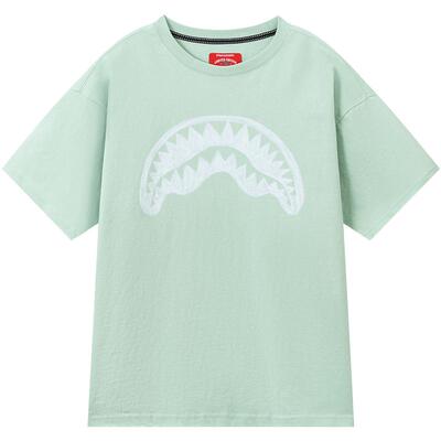 SG鲨鱼嘴印花短袖T恤男女上衣