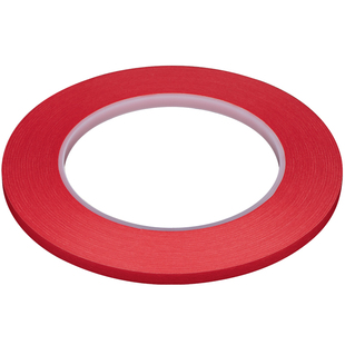 窄款细高温美纹纸胶带1-3-5-6mm窄美纹胶带红色胶带耐高温汽车喷漆喷涂遮蔽胶带船舶胶纸分色纸胶带耐温200度