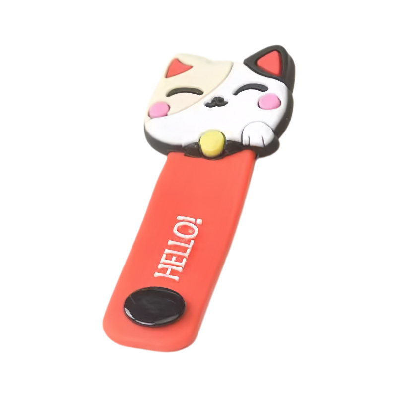 卡通硅胶桌面理线器收纳神器