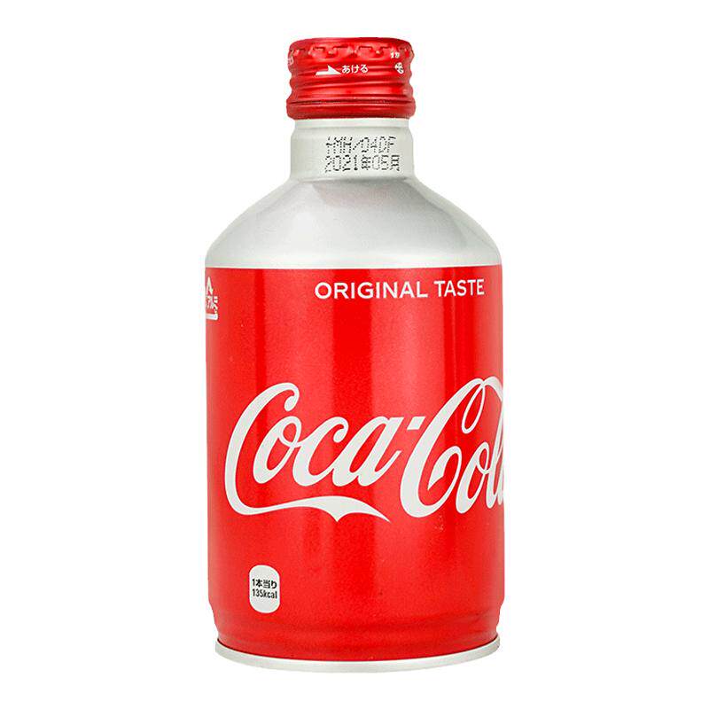 日本进口可口可乐子弹头碳酸汽水饮料300ml铝罐装限定收藏版可乐