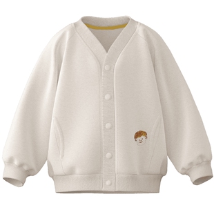 【糯米棉】papa爬爬秋季新品儿童外套男童女童棒球服童装开衫上衣