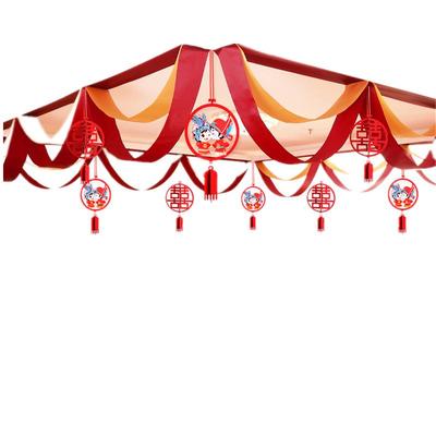 【送喜字】结婚客厅装饰布置轻奢