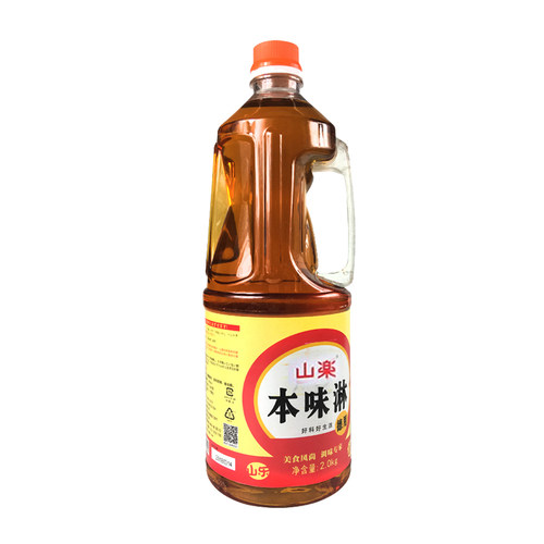 山乐日式味淋2kg去腥日本寿司料理食材调味品清酒大瓶商用本味淋