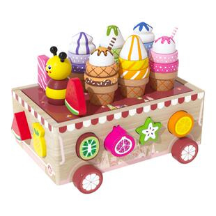 儿童积木玩具益智拼装早教大颗粒形状配对车男孩女孩宝宝1-3-6岁