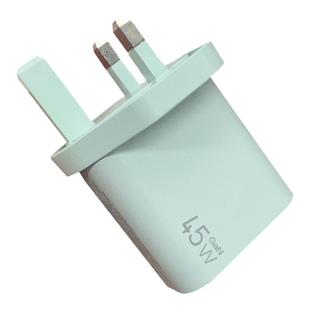 利锋/适用苹果16max/15pro三星oppo荣耀魅族45W充电器超级快充/闪充港版英规英标手机充电头s2note20/10fold3