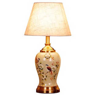 新中式陶瓷台灯家用卧室客厅书房装饰美式复古典温馨现代床头柜灯