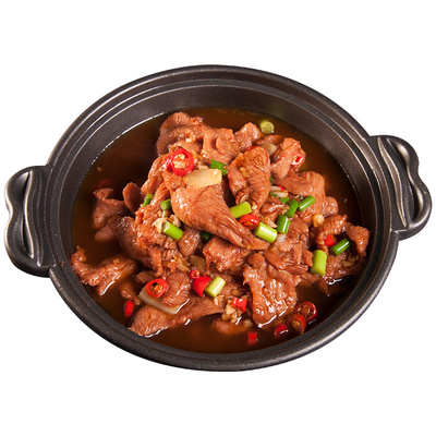 蒙古肉里脊猪肉小炒食材