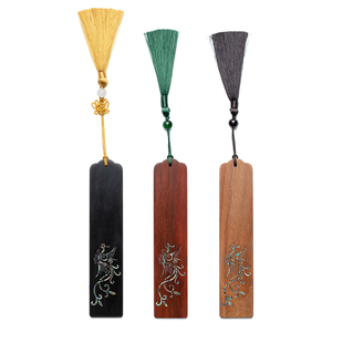 张小凤 凤之灵书签古典中国风实木古风高档精致高级文创螺钿木质创意礼盒礼物礼品文艺送礼伴手礼定制刻字