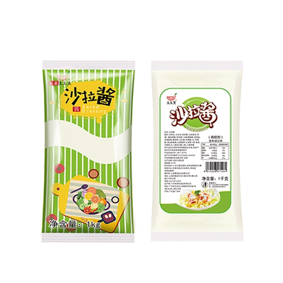 太太笑沙拉酱1kg*12袋水果蔬菜色拉酱寿司汉堡整箱香甜沙拉酱商用