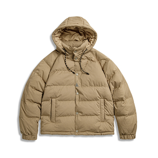 马登新国标90白鸭绒羽绒服品牌连帽外套冬季加厚宽松面包服棉服女