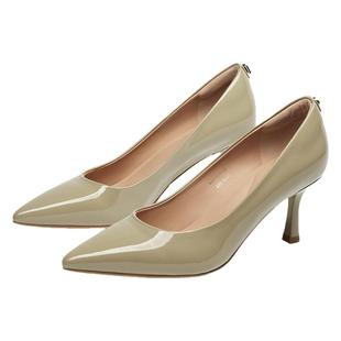 KISSCAT接吻猫[CAT系列]舒适气质时尚高跟鞋尖头法式浅口单鞋女