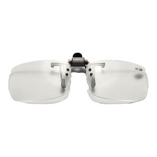 老花眼镜夹片带度数雾视正镜夹片高清镜片舒适翻盖远视可配散光