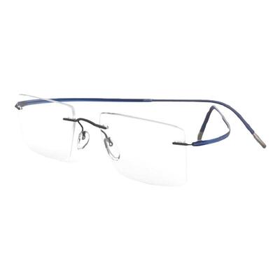 Silhouette诗乐方形无框眼镜架