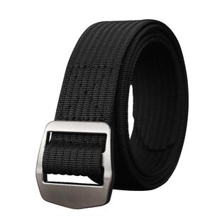 日字扣帆布腰带男商务尼龙无孔免打孔皮带学生军训编织牛仔裤带女