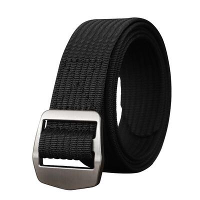 洛曼帝森百搭尼龙合金免打孔腰带