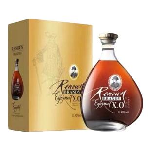 法国原装进口雷诺悦享金装拿破仑XO洋酒白兰地40度聚餐礼盒版1L瓶