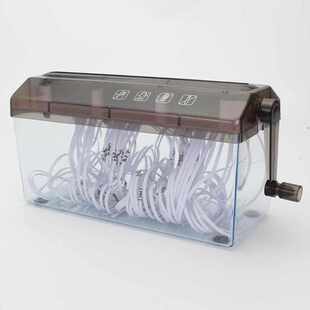 家用全自动迷你手动手摇家用便携办公室静音碎纸机小型桌面学生