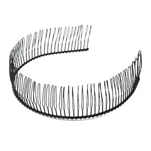 洗脸带齿发箍老太太发卡老款短发头箍发箍老奶奶发饰老年人铁发夹