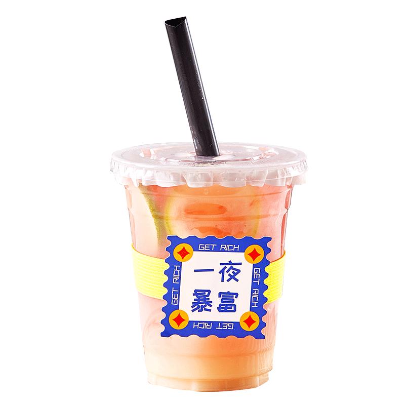 可爱冷饮杯咖啡嘟嘟杯