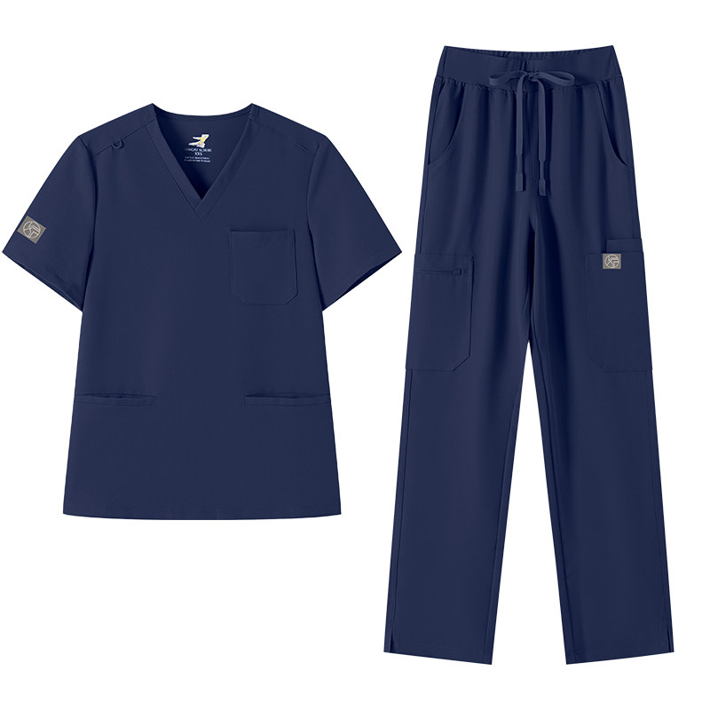 KungFuScrubs洗手衣短袖手术室医护工作洗手服男女弹力速干刷手服