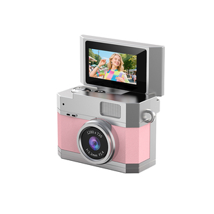 CCD数码拇指相机复古校园学生拍照vlog翻屏卡片相机便携掌心相机