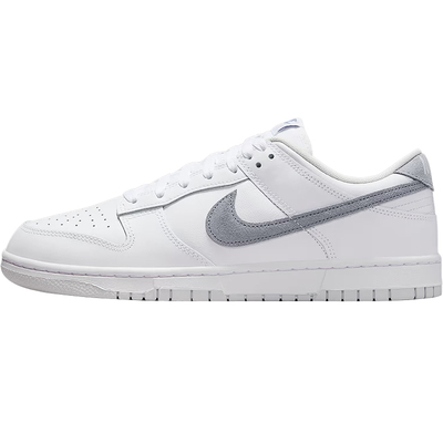 耐克DunkLow经典白灰板鞋