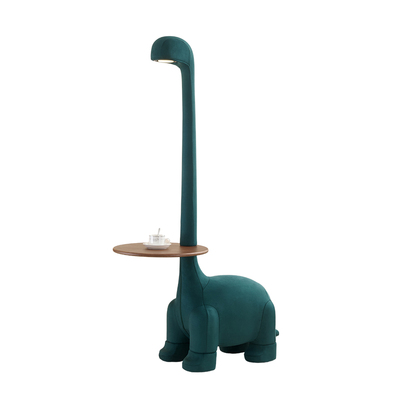 创意长颈龙边几遥控照明动物椅