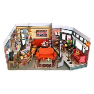 Lil Haven DIY 中央公园纽约咖啡厅老友记娃屋微缩场景小屋礼物