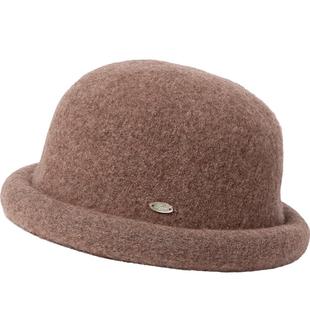 siggi 帽子女秋冬小头围日系百搭羊毛渔夫帽法式复古圆脸盆帽礼帽